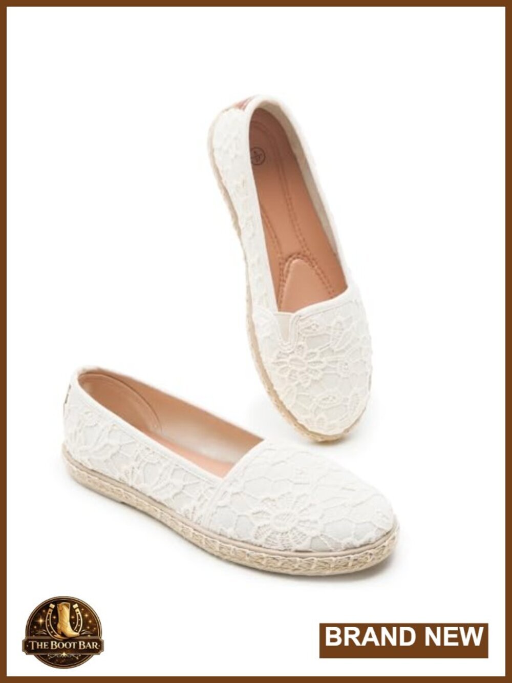 Women's Flats with Flower Embroidery, Lace Ballet Flats, Comfortable Dress Flats